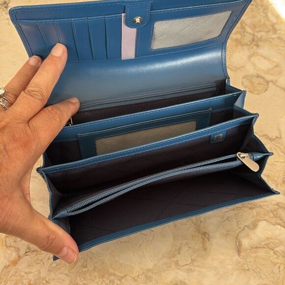 NWOT Samsonite Long Wallet Vegan Leather - Picture 13 of 15